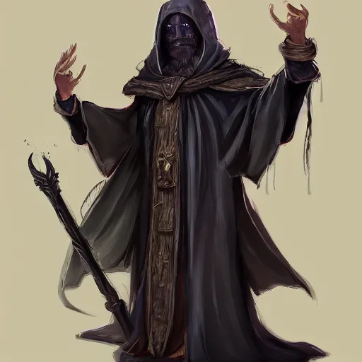 Image similar to joe biden wizard in a dark cloak summoning satan, concept art, fantasy, fantasy art, trending on artstation, highly detailed, award winning, museum piece