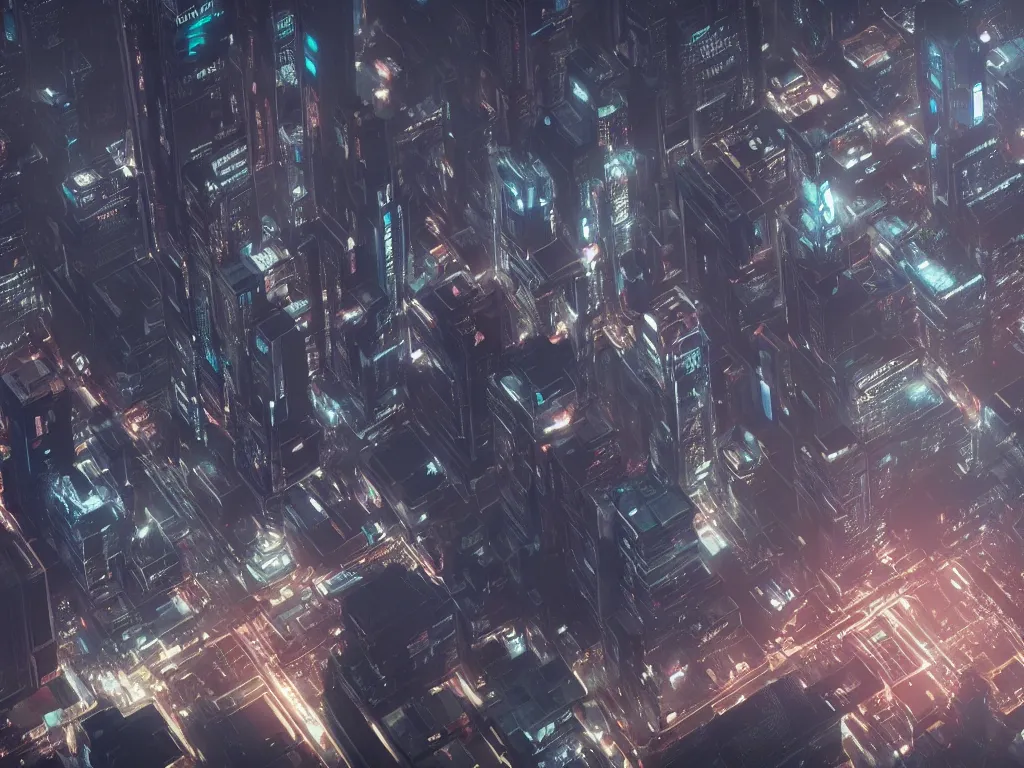 Prompt: the city on the circuit board, amazing futuristic, scientific and technological sense. cinematic lighting, hyperdetailed, extra wide, japanese animation, greg rutkowski, james gurney, johannes voss.