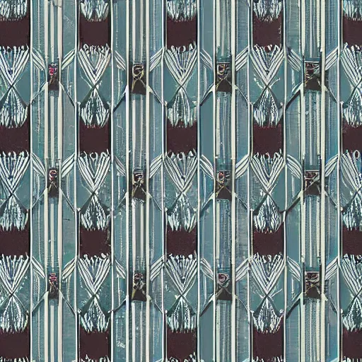 Image similar to husky wallpaper in art deco style