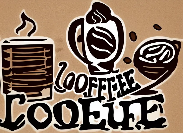 Image similar to coffee shop logo, disgusting dog