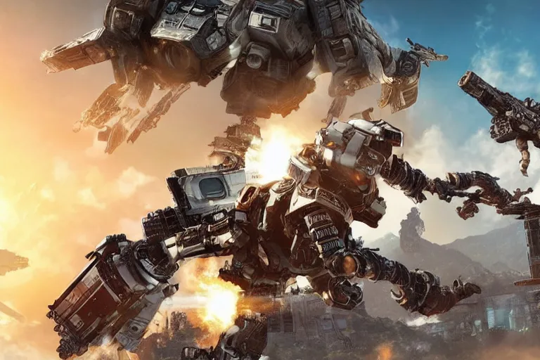Prompt: tom cruise in titanfall