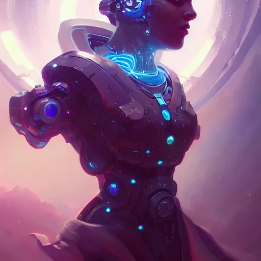 Image similar to a portrait of a beautiful cybernetic celestial, cyberpunk concept art by pete mohrbacher and wlop and artgerm and josan gonzales, digital art, highly detailed, intricate, sci-fi, sharp focus, Trending on Artstation HQ, deviantart, unreal engine 5, 4K UHD image