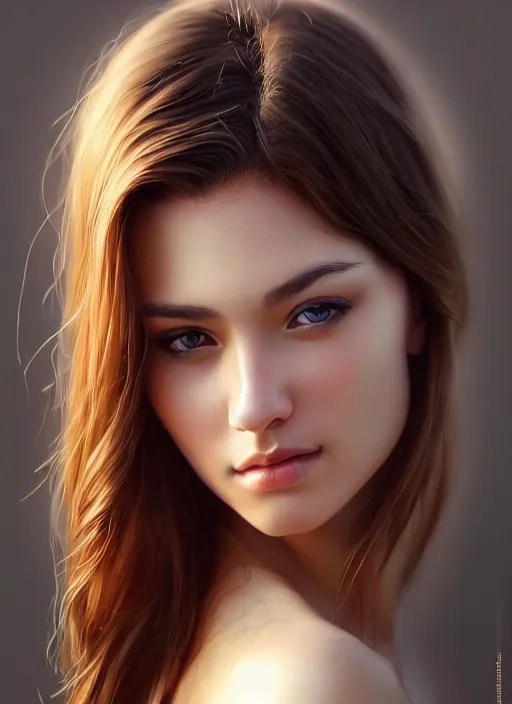 Image similar to photo of a gorgeous young woman in the style of stefan kostic, realistic, sharp focus, 8 k high definition, insanely detailed, intricate, elegant, art by stanley lau and artgerm