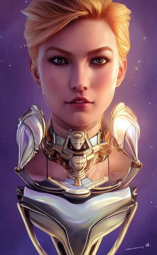 Image similar to symmetry!! portrait of sailor uranus! alien in the style of horizon zero dawn, machine face, intricate, elegant, highly detailed, digital painting, artstation, concept art, smooth, sharp focus, illustration, art by artgerm and ross tran and greg rutkowski and alphonse mucha, 8 k