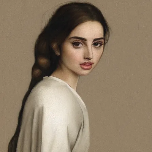 Prompt: beautiful portrait of ana de armas by vermeer