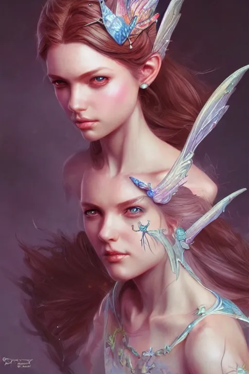 Image similar to fairy princess, highly detailed, d & d, fantasy, highly detailed, digital painting, trending on artstation, concept art, sharp focus, illustration, art by artgerm and greg rutkowski and magali villeneuve