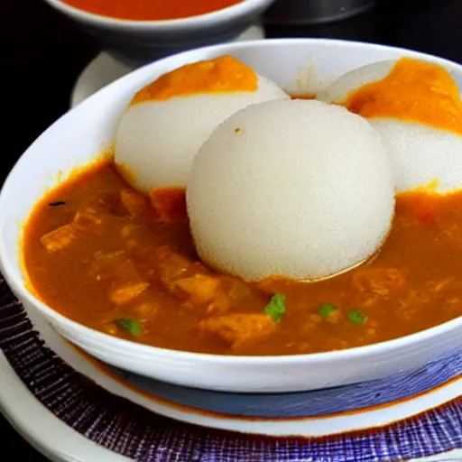 Image similar to idli sambhar eaten with chopsticks