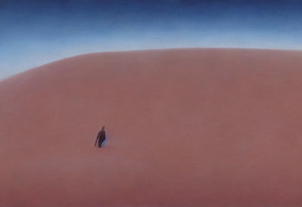 Prompt: Dune, highly detailed, painted by Zdzisław Beksiński and Kojima, 4K