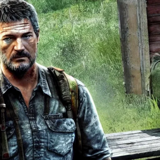 Prompt: Eric Dane as Joel in The Last of Us