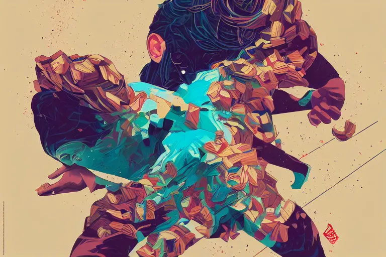 a brain being thrown and tossed, minimalism, tristan Stable Diffusion