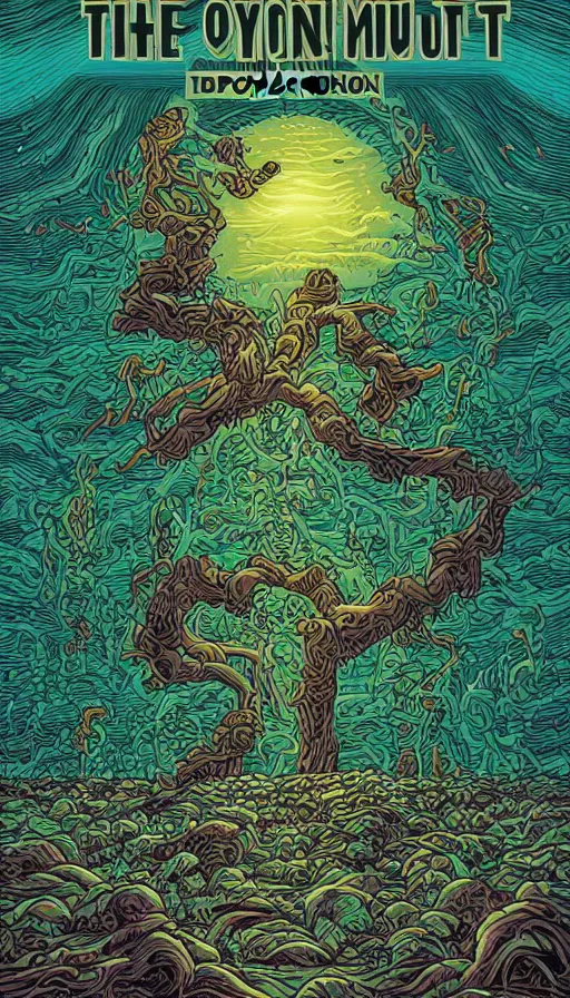 Image similar to The end of an organism, by Dan mumford,