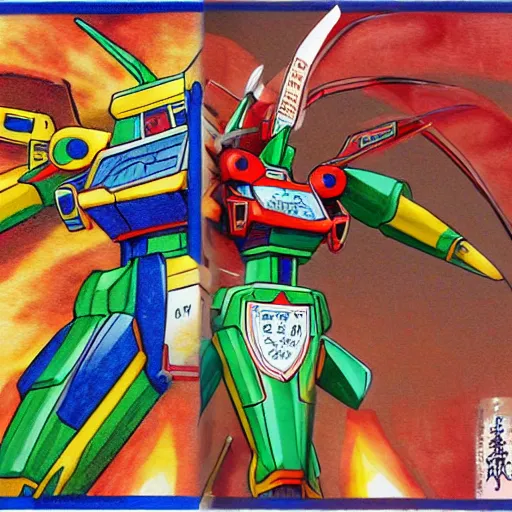 Image similar to intricate design of fruit robot by go nagai, gundam