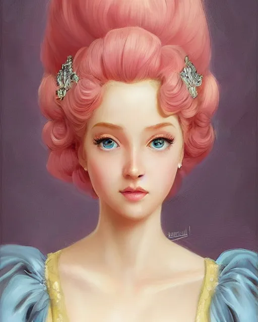 Prompt: princess peach, brilliant pink ball gown, sharp beautiful face, by viegil finlay, oil on canvas, artstation, pretty blueeyes, by j. c. leyendecker and edmund blair leighton and charlie bowater, beautiful face, octane, very aesthetic!!!!!!!!!!!!!!! stunning gorgeous blue eyes