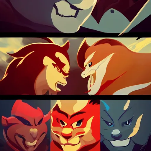 Image similar to face icon stylized minimalist thundercats, loftis, cory behance hd by jesper ejsing, by rhads, makoto shinkai and lois van baarle, ilya kuvshinov, rossdraws global illumination