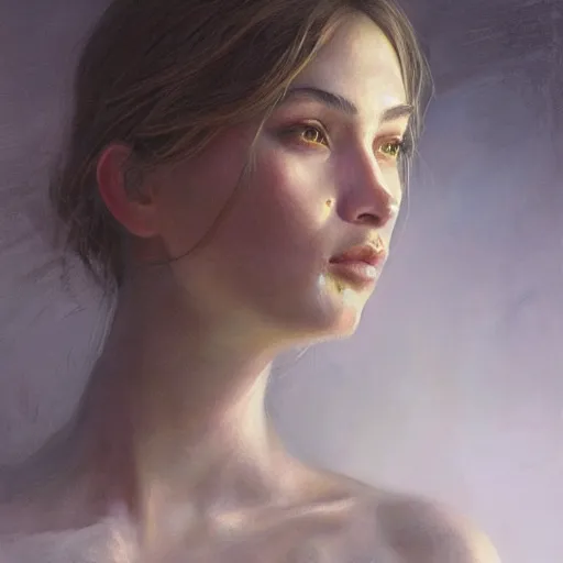 Image similar to portrait of a mage, sharp focus, ultra realistic illustration, ethereal light, by livia prima