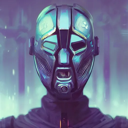 Image similar to mask with a symbol for a society secret, science fiction, cyberpunk, concept art by jama jurabaev, extremely detailed, brush hard, artstation, jama jurabaev, sparths, andree wallin, edvige faini, balaskas