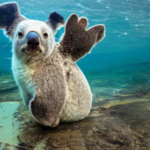 Prompt: sea koala