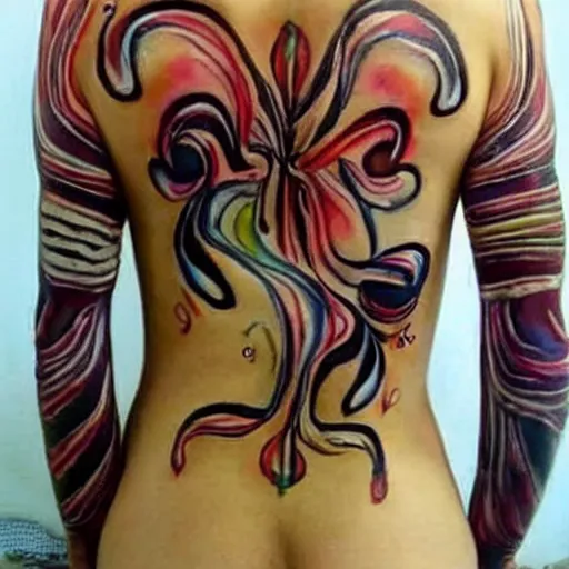 Image similar to body art