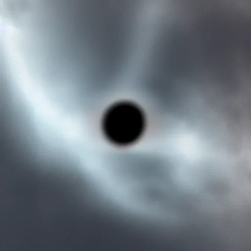 Image similar to a black hole in the sky