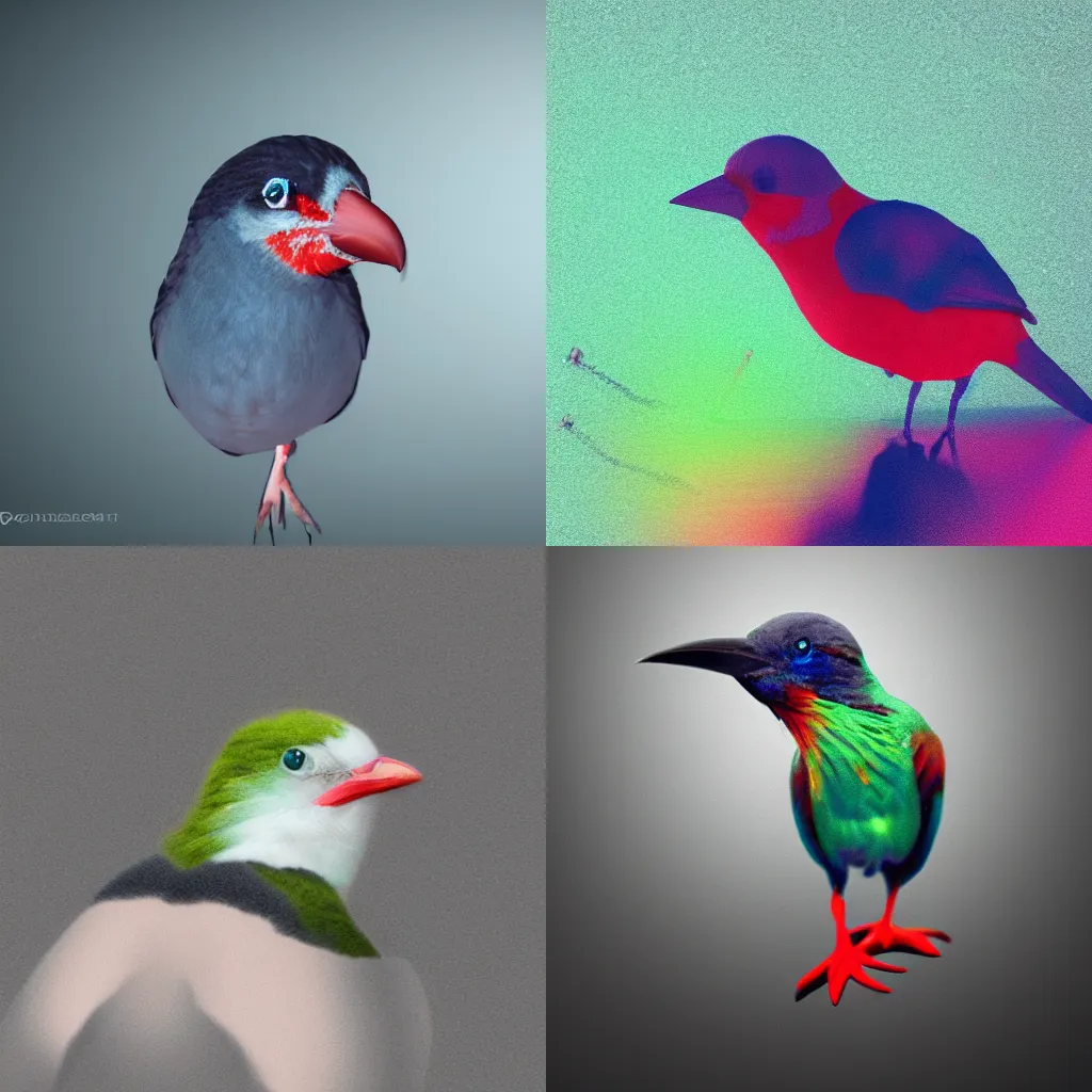 Prompt: bird on drugs shows middle finger, hyperrealistic photo, artstation, 4k, 8k