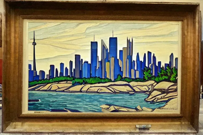Image similar to group of seven painting of toronto