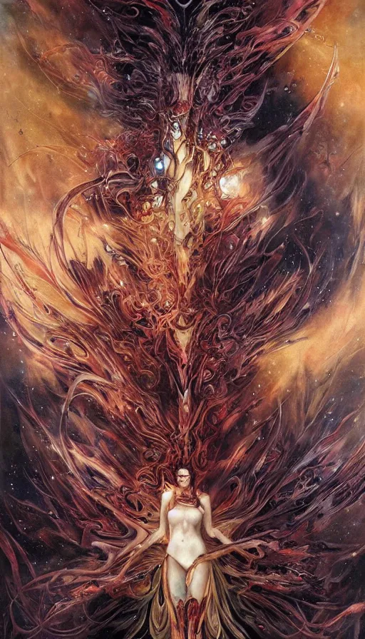 Image similar to The end of an organism, by Karol Bak, by Gainax Co,