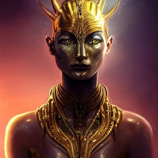 Prompt: riveting charismatic a beautiful female hybrid atlantean anubis alien warrior portrait, atmospheric lighting, painted, intricate, fog, cold, volumetric lighting, beautiful, golden hour, golden ratio, sharp focus, deep colours, ultra detailed, by leesha hannigan, ross tran, thierry doizon, kai carpenter, ignacio fernandez rios