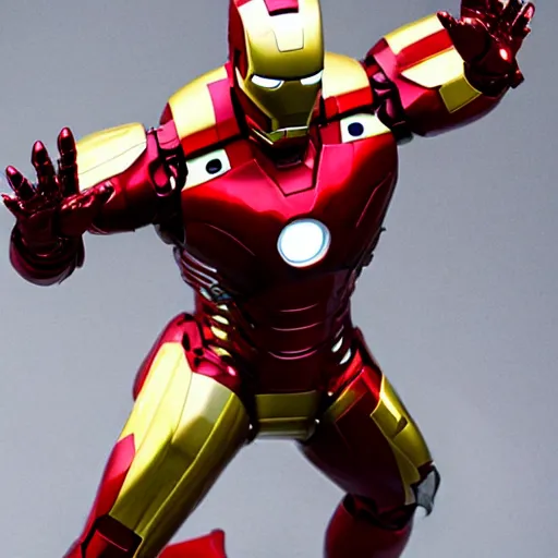 Image similar to golden sculpture of Iron Man