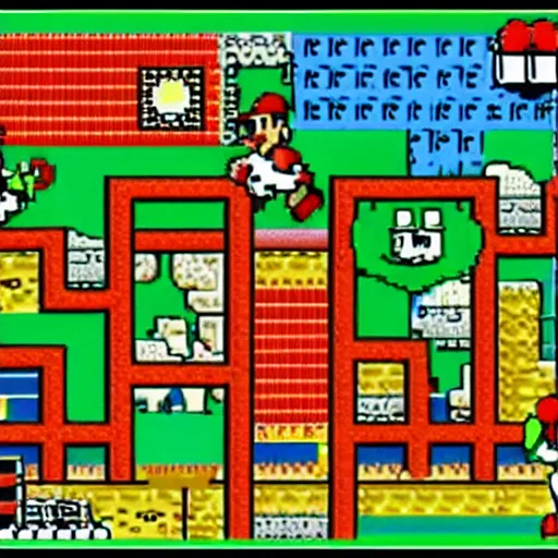 Image similar to super mario brothers 1 9 8 5