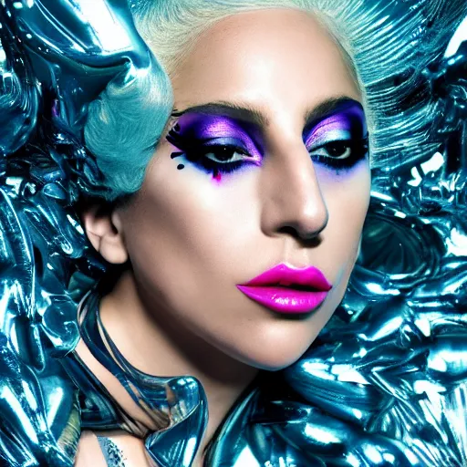 Image similar to lady gaga artpop act 2 album cover shot by nick knight, canon, highly realistic. high resolution. highly detailed. dramatic. 8 k. 4 k.