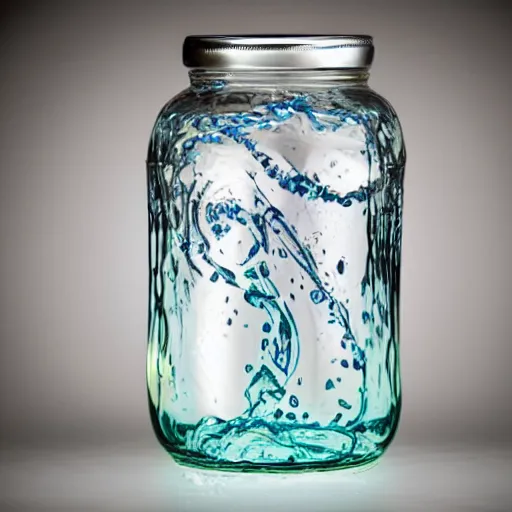 Image similar to water swirl in a jar