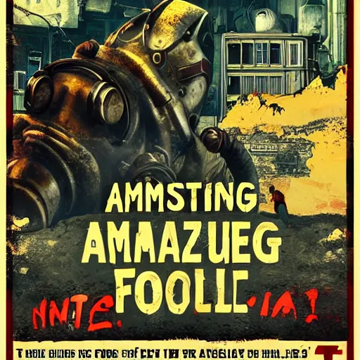 Image similar to amazing fallout poster