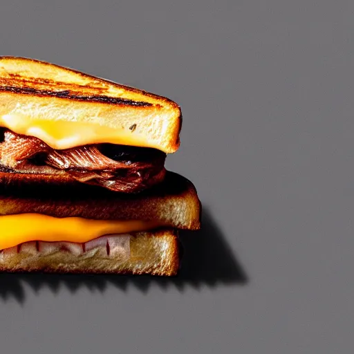 Image similar to kanye west, a grilled cheese sandwich that looks like kanye west, grilled cheese sandwich, detailed product photo