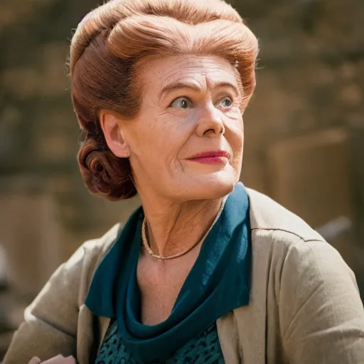 Prompt: portrait photo still of real life peggy hill in the mummy, 8 k, 8 5 mm f 1. 8