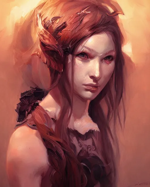 Image similar to portrait of the embodiment of darkness by Mandy Jurgens, Valentina Remenar, artgerm, trending on artstaton, intricate