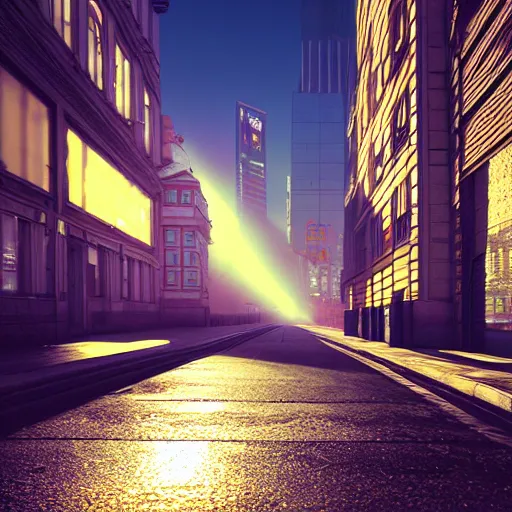 Prompt: photorealistic cyberpunk Moscow city streets. lens flare. 8K. detailed. photorealism. artstation. 25mm f/1.7 ASPH Lens. ultra realistic