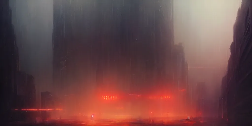 Image similar to blade runner 2 0 4 9, extremely detailed digital painting, in the style of fenghua zhong and ruan jia and jeremy lipking and peter mohrbacher, mystical colors, rim light, beautiful lighting, 8 k, stunning scene, raytracing, octane, trending on artstation