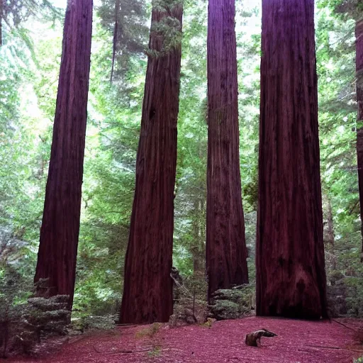 Image similar to ufo abduction bigfoot redwoods