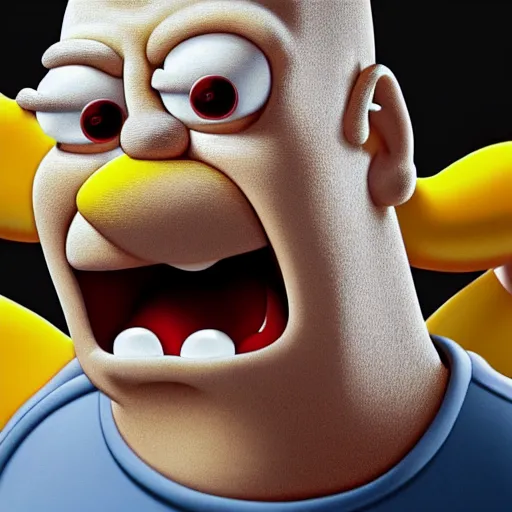 Prompt: real life homer simpson, high definition, photorealistic