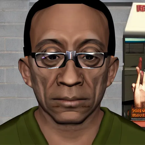 Prompt: Gus Fring in gmod