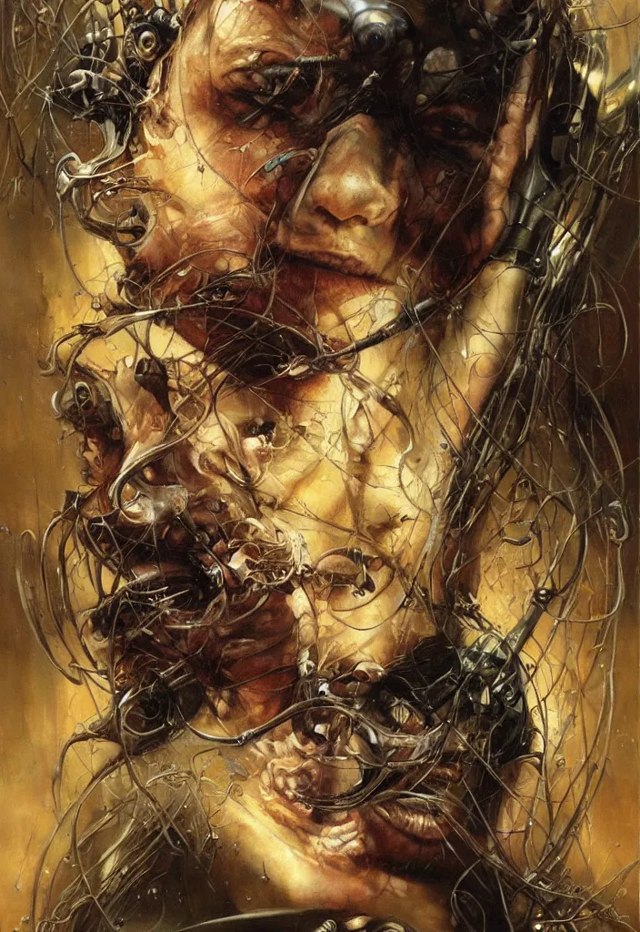 Image similar to portrait of a rat mad scientist, art by karol bak