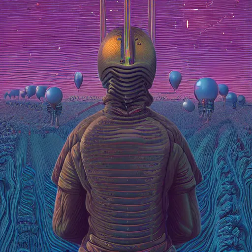 Prompt: internal warfare with tactics unheard of in society my Mike Winkelmann Casey Weldon Ron Walotsky, beautiful aesthetic, trending on behance, digital illustration, custom brush