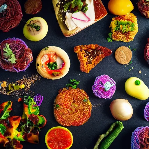 Image similar to lsd, professional food photography