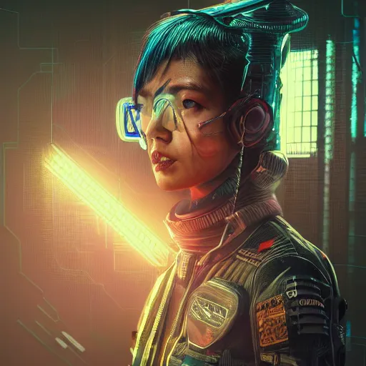 Image similar to hyperrealistic portrait of a woman monster astronaut, full body portrait, well lit, intricate abstract. cyberpunk, intricate artwork, by Tooth Wu, wlop, beeple. octane render,in the style of Jin Kagetsu, James Jean and wlop, highly detailed, sharp focus, intricate concept art, digital painting, ambient lighting, 4k, artstation