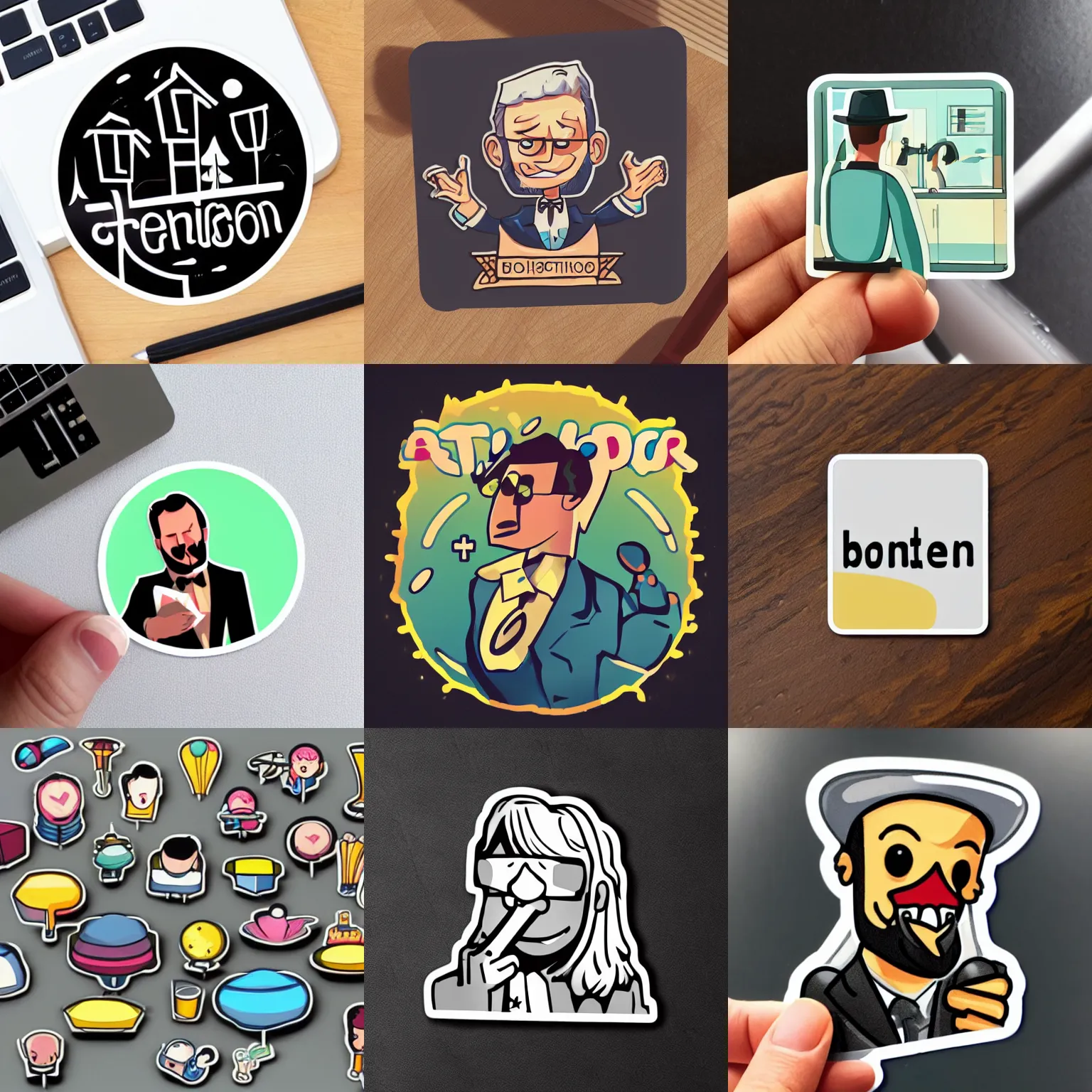 Prompt: trending on artstation illustration sticker bachelor