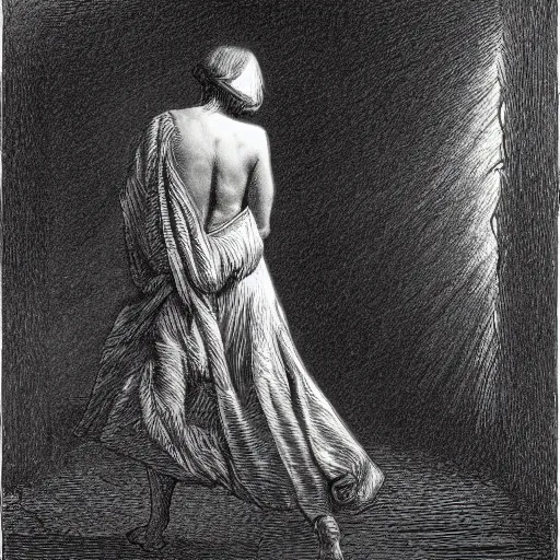 Image similar to 1 9 8 4 by george orwell, chiaroscuro, high detail, illustration by gustave dore