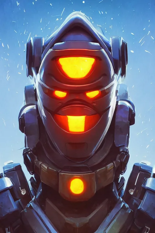 Image similar to epic mask helmet robot ninja portrait stylized as fornite style game design fanart by concept artist gervasio canda, behance hd by jesper ejsing, by rhads, makoto shinkai and lois van baarle, ilya kuvshinov, rossdraws global illumination radiating a glowing aura global illumination ray tracing hdr render in unreal engine 5