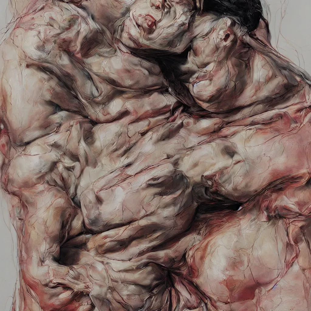 Prompt: pattern of varying colors, by jenny saville