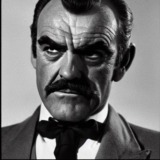 Prompt: sean connery as alfred pennyworth, dc, photography, tv show,