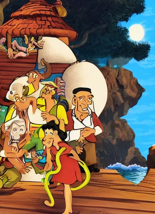 Image similar to the secret of monkey island's box